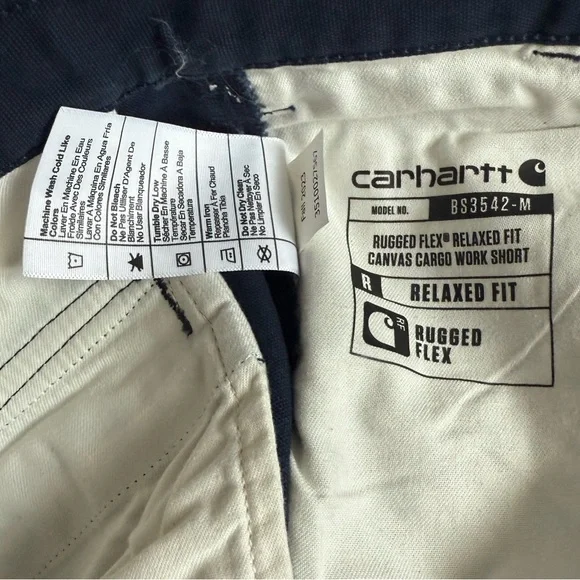 Carharrt - BS3542-M -Rugged Flex Relaxed Fit Canvas Cargo Work Short 34 - Picture 6 of 6